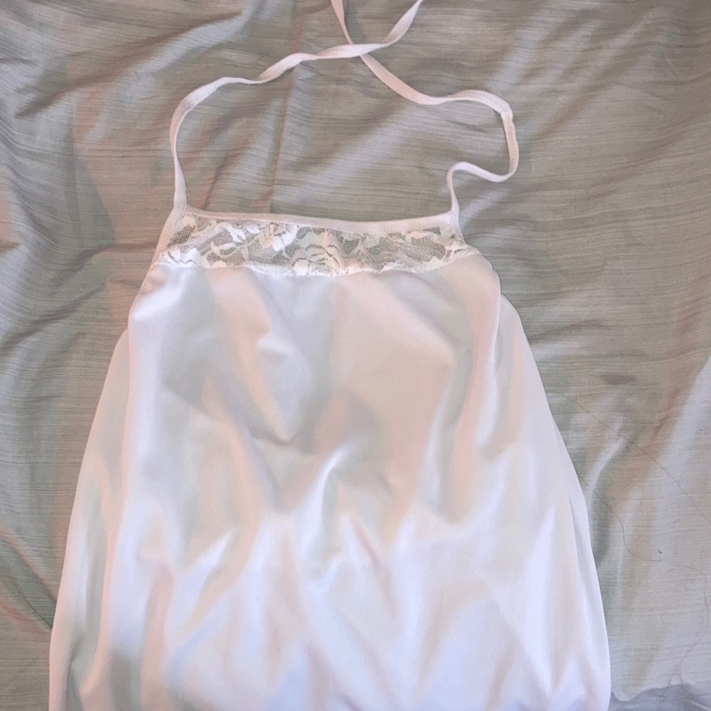 Silky White tank top